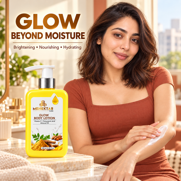 MEHEKTAR ELINA Glow Body Lotion with Vitamin C & Tranexamic Acid, 250 ml