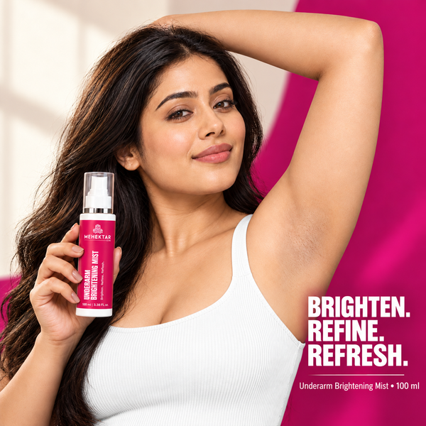 MEHEKTAR ZIVA Underarm Brightening Mist with Lactic, Tranexamic & Mandelic Acid, 100 ml