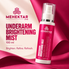MEHEKTAR ZIVA Underarm Brightening Mist with Lactic, Tranexamic & Mandelic Acid, 100 ml