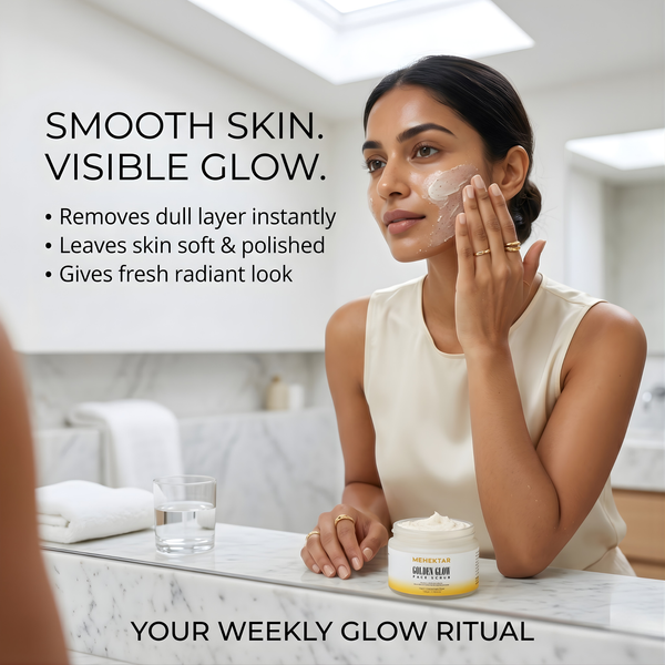 Exfoliating Face Scrub for Glowing Skin in India | MEHEKTAR AHA BHA Scrub 100ml
