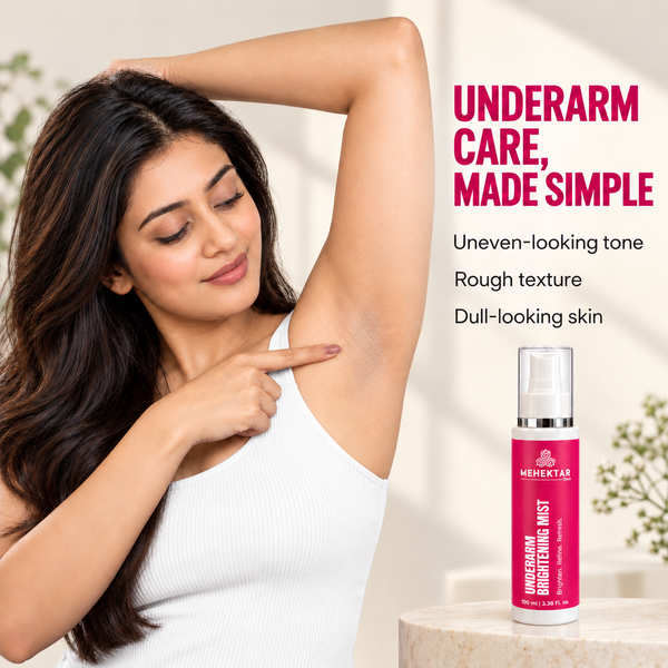 MEHEKTAR ZIVA Underarm Brightening Mist with Lactic, Tranexamic & Mandelic Acid, 100 ml