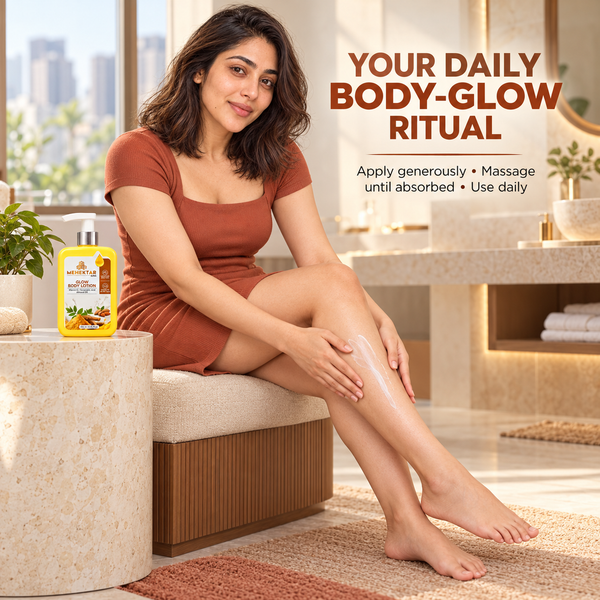 MEHEKTAR ELINA Glow Body Lotion with Vitamin C & Tranexamic Acid, 250 ml