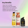 MEHEKTAR Overnight Repair Combo | Cleanser + Serum + Night Cream | Anti-Aging & Repair Routine | Premium Gift Box