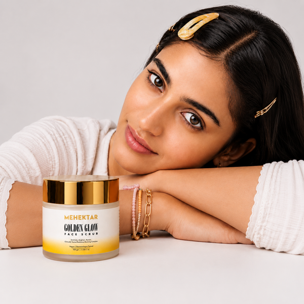 Exfoliating Face Scrub for Glowing Skin in India | MEHEKTAR AHA BHA Scrub 100ml
