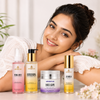 MEHEKTAR Optimal Skincare Combo | Cleanser + Toner + Moisturizer + Sunscreen SPF 50 PA+++ | Complete AM Routine | Premium Gift Box