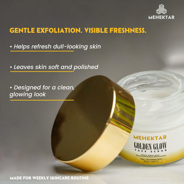 brightening scrub for uneven skin tone