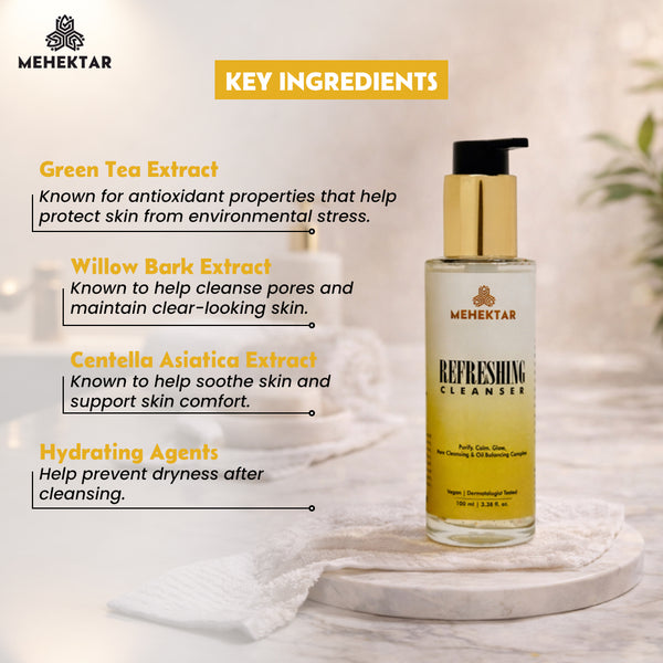 green tea face wash for oily skin